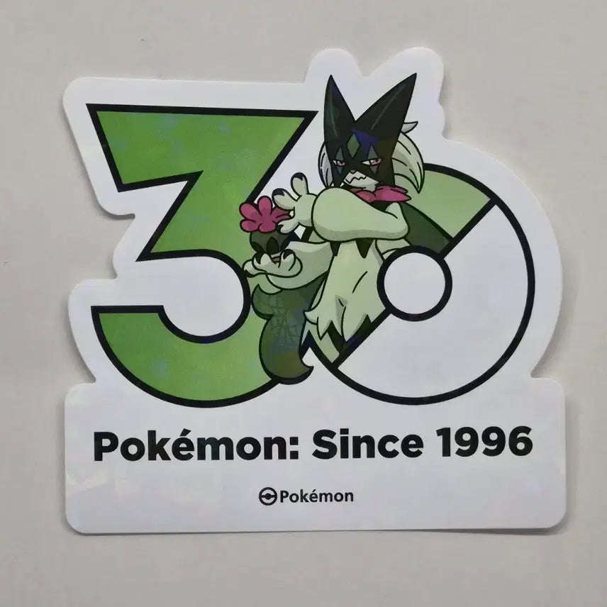 [BUNJANG] Pokemon 30th Anniversary Logo Sticker Mascarana / 포켓몬 30주년 로고 스티커 마스카나