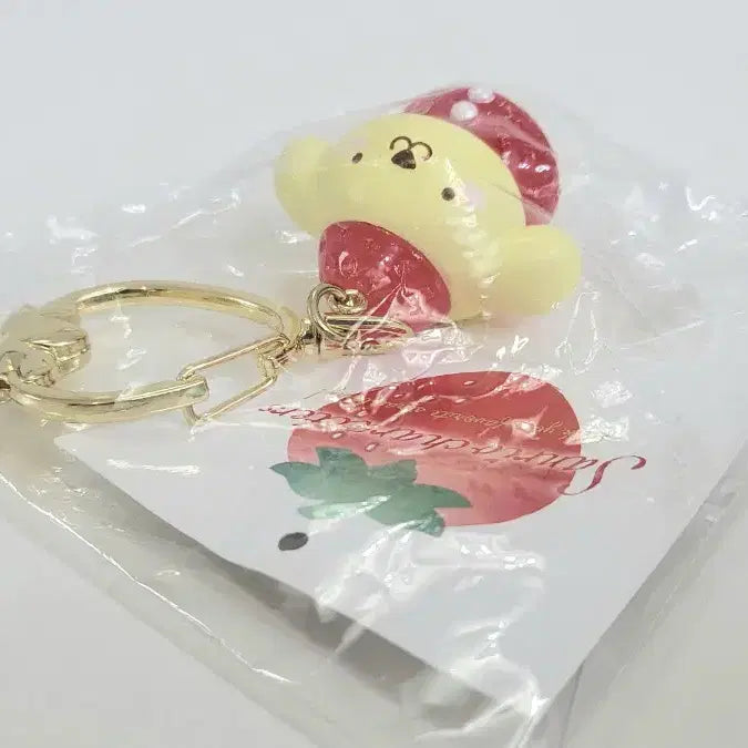 [BUNJANG] Pompompurin Strawberry Keychain / 폼폼푸린 딸기 키홀더 이치고 푸린
