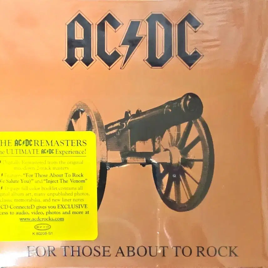 [BUNJANG] AC/DC For Those About To Rock CD (Remasters Version) / AC/DC CD