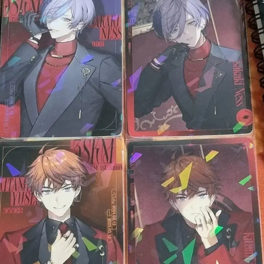 [BUNJANG] Nijisanji Yusei &amp; Ness Photocard Bundle Set / 니지산지 유세이, 네스 포카 일괄