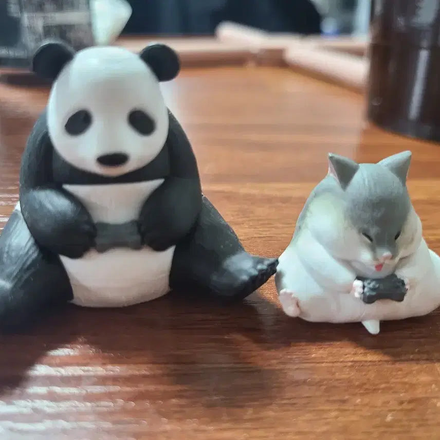 [BUNJANG] Animal Gamer Gacha Panda Hamster / 애니멀 동물 게이머 가챠 팬더 햄스터