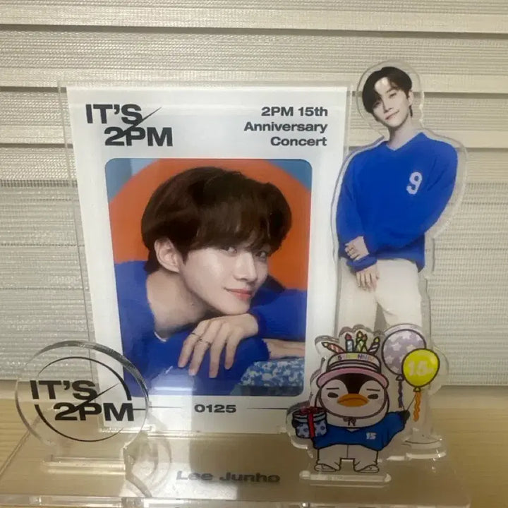 [BUNJANG] 2PM Junho 15th Anniversary Acrylic Photocard Stand (Sealed) / [미개봉 새상품]2PM 15th Anniversary 준호 아크릴 포토카드 스탠드