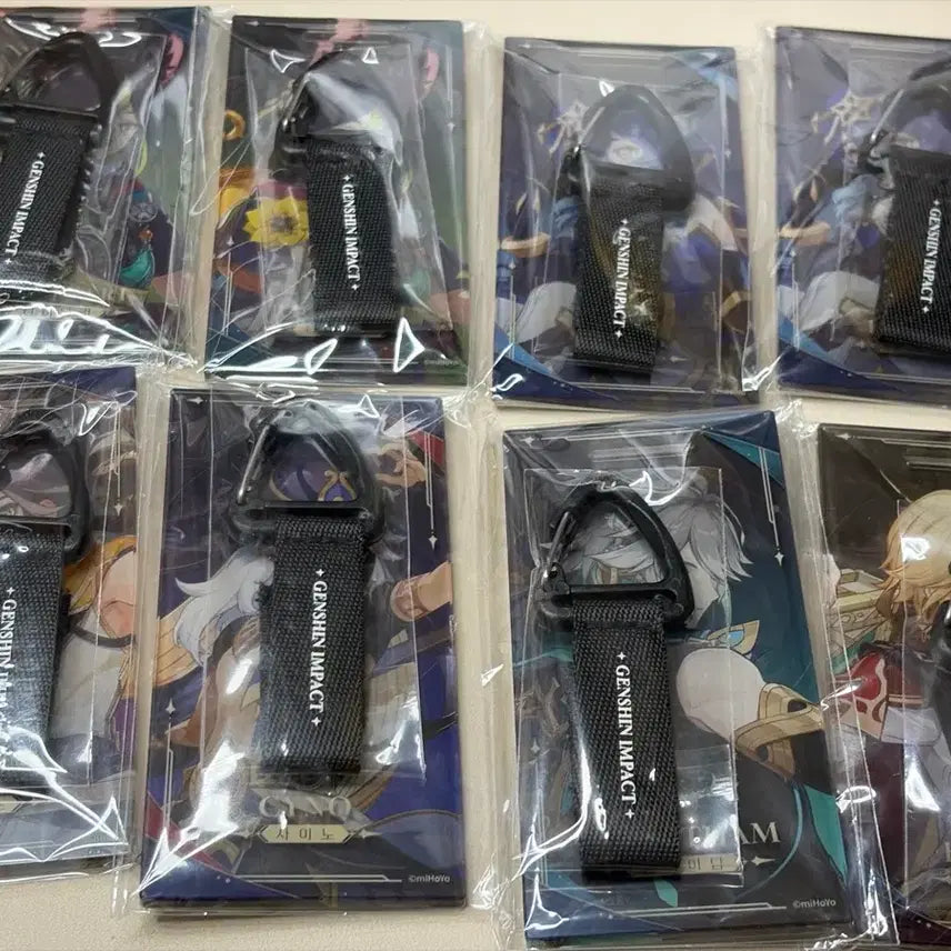 [BUNJANG] Genshin Impact Sumeru Carabiner Acrylic Keychain Bundle Set / (일괄) 원신 수메르 카라비너 아크릴 키링