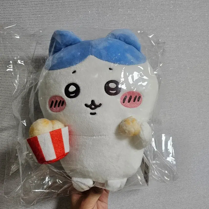 [BUNJANG] Hachiware Popcorn Plush Doll / 하치와레 팝콘 인형