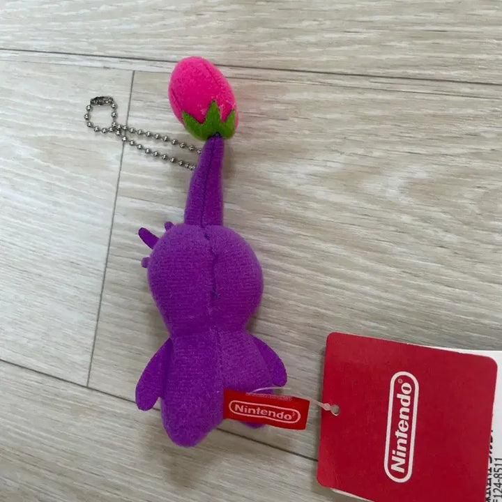[BUNJANG] Nintendo Purple Pikmin Plush Keychain / 닌텐도 보라 피크민 인형 키링