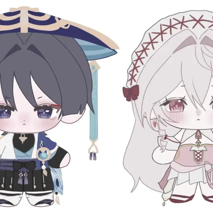 [BUNJANG] SD Chibi Style Custom Art Commission / 솜인형 도안 그림 커미션 sd 고정틀