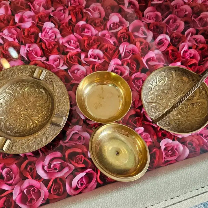 [BUNJANG] Antique Brass Ashtray Set / 앤티크 황동 재떨이 세트