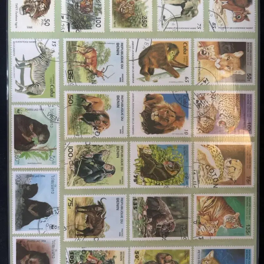 [BUNJANG] Animal Stamp Set / 동물 우표 세트