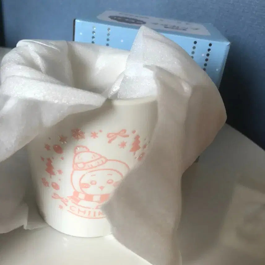 [BUNJANG] Chiikawa Animai Kuji Snowman Mug Cup / 단순개봉) 치이카와 애니마이쿠지 눈사람 치이카와 머그컵 먼작귀 치이카와 컵