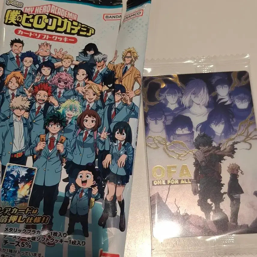 [BUNJANG] My Hero Academia Soft Cookie Visual Card VR Set 1-32 (Sealed) / 나히아 소프트쿠키 비주얼 카드 VR 1-32 카드 미개봉