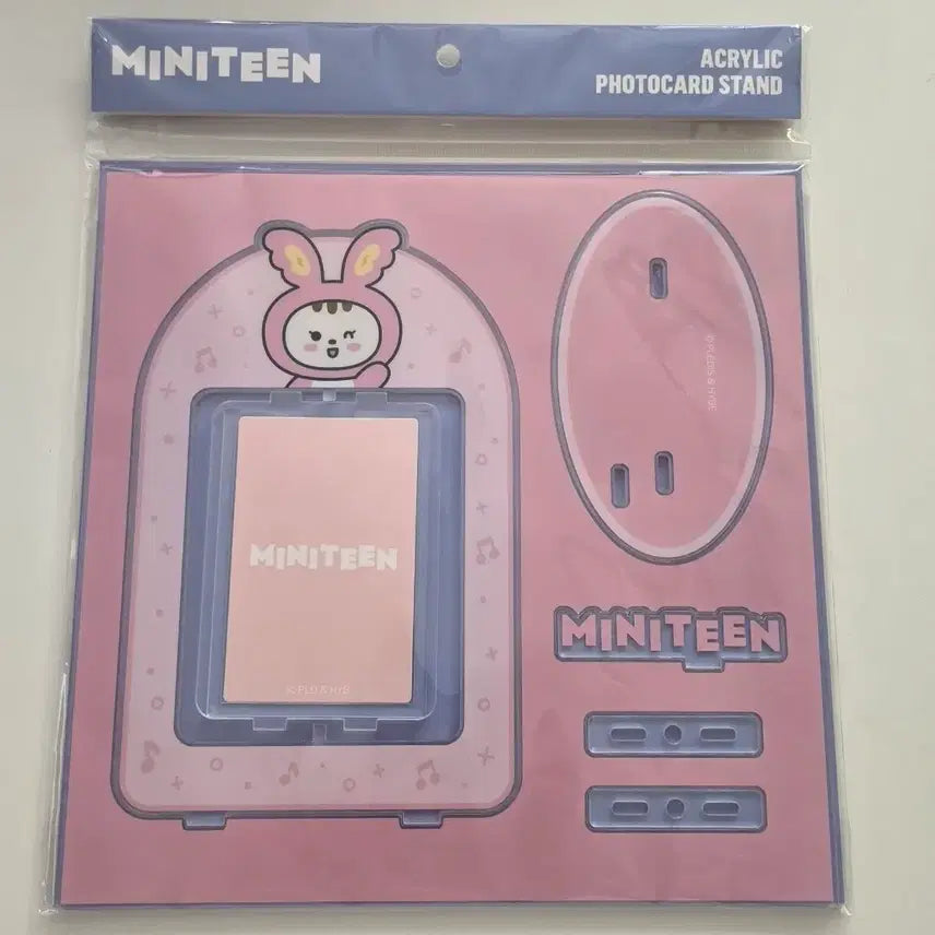 [BUNJANG] Miniteen Acrylic Photocard Stand (Sealed) / 미니틴 아크릴 포토카드 스탠드(미개봉)