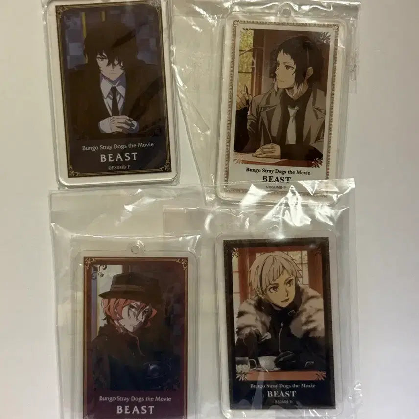[BUNJANG] Bungo Stray Dogs Beast Limited Acrylic Set / 문스독 문호스트레이독스 비스트 한정 아크릴 일괄