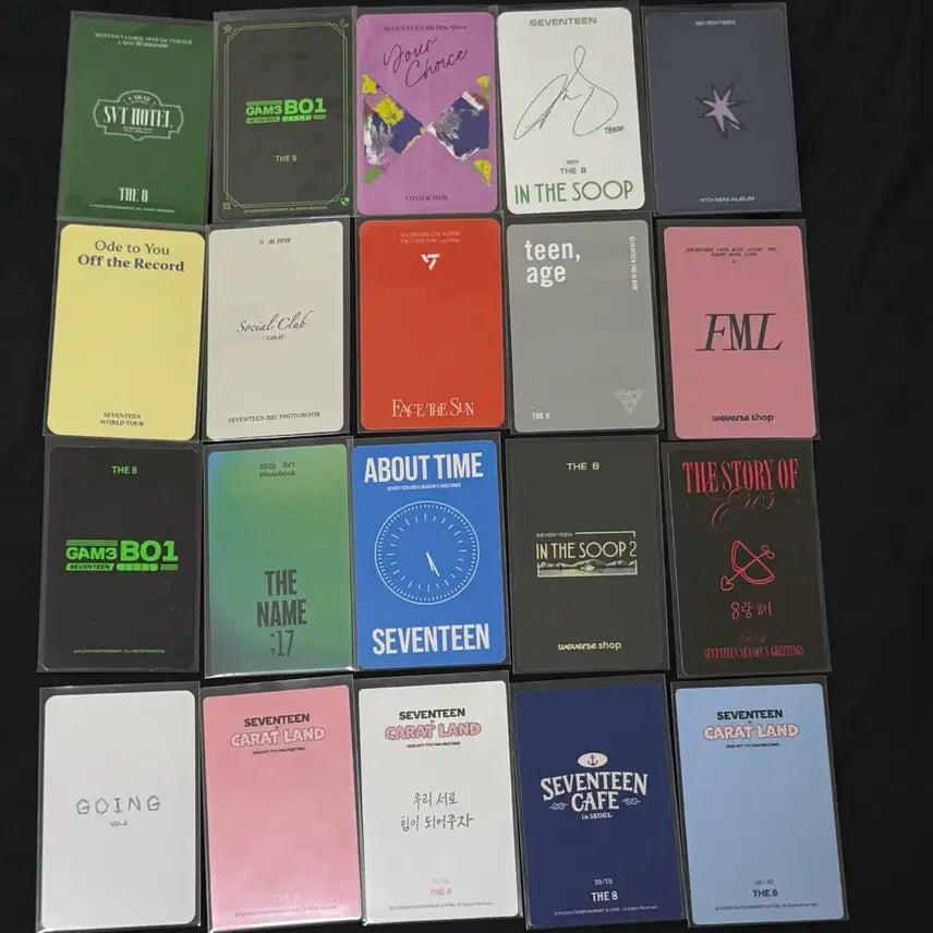 [BUNJANG] SEVENTEEN THE 8 Photocard Bundle Set / 세븐틴 포카 양도 디에잇