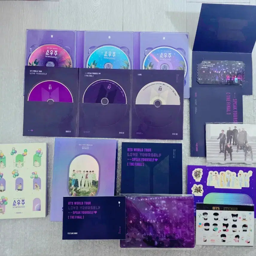 [BUNJANG] BTS Speak Yourself The Final Blu-ray &amp; So What DVD Bundle / BTS 소우주 2021 DVD + LOVE YOURSELF SPEAK YOURSELF THE FINAL 스픽콘 스파콘 파이널 블루레이