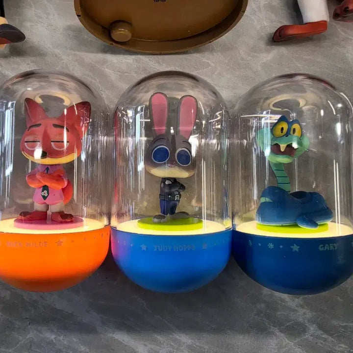 [BUNJANG] Top Toy Zootopia 3 Types + Gacha Figures 3 Types (Display Item) / 탑토이 주토피아 3종 + 가챠 피규어 3종 (전시품)