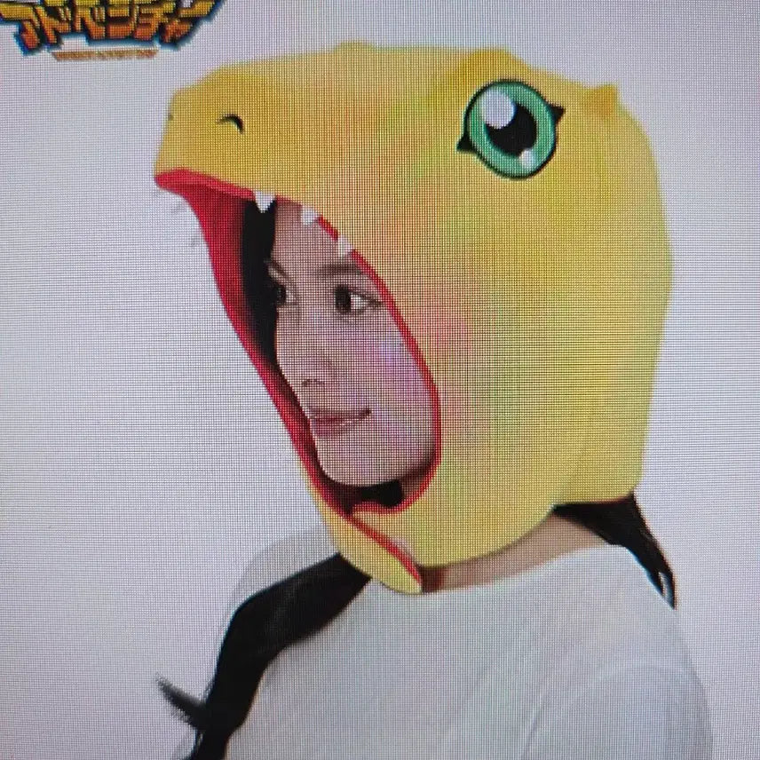 [BUNJANG] Digimon Agumon Head Hat / 디지몬 아구몬 헤드 모자