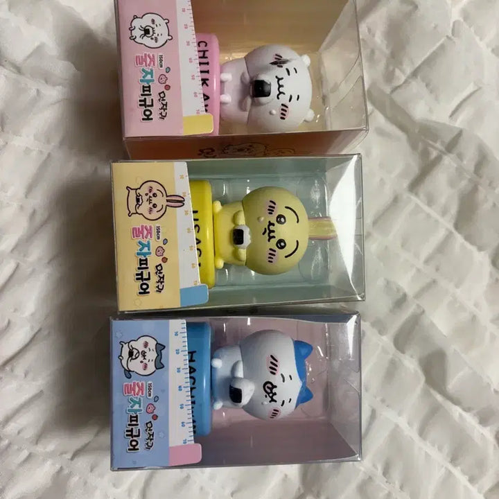 [BUNJANG] Chiikawa Measuring Tape 3-Piece Set / (새상품) 먼작귀 치이카와 줄자 3종 세트