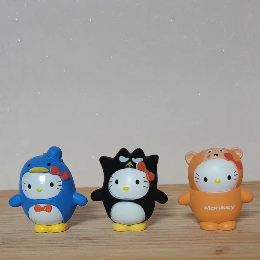 [BUNJANG] Sanrio Hello Kitty Mini Figure Set / 정품 산리오 헬로키티 인형탈 코스프레 미니 피규어 3종/ 일괄판매