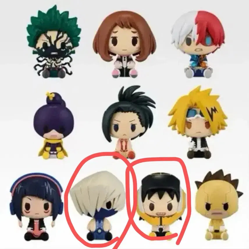 [BUNJANG] My Hero Academia Choco-Noko F/G Prize Figures Bundle Set / 나히아 초코노코 f상 g상
