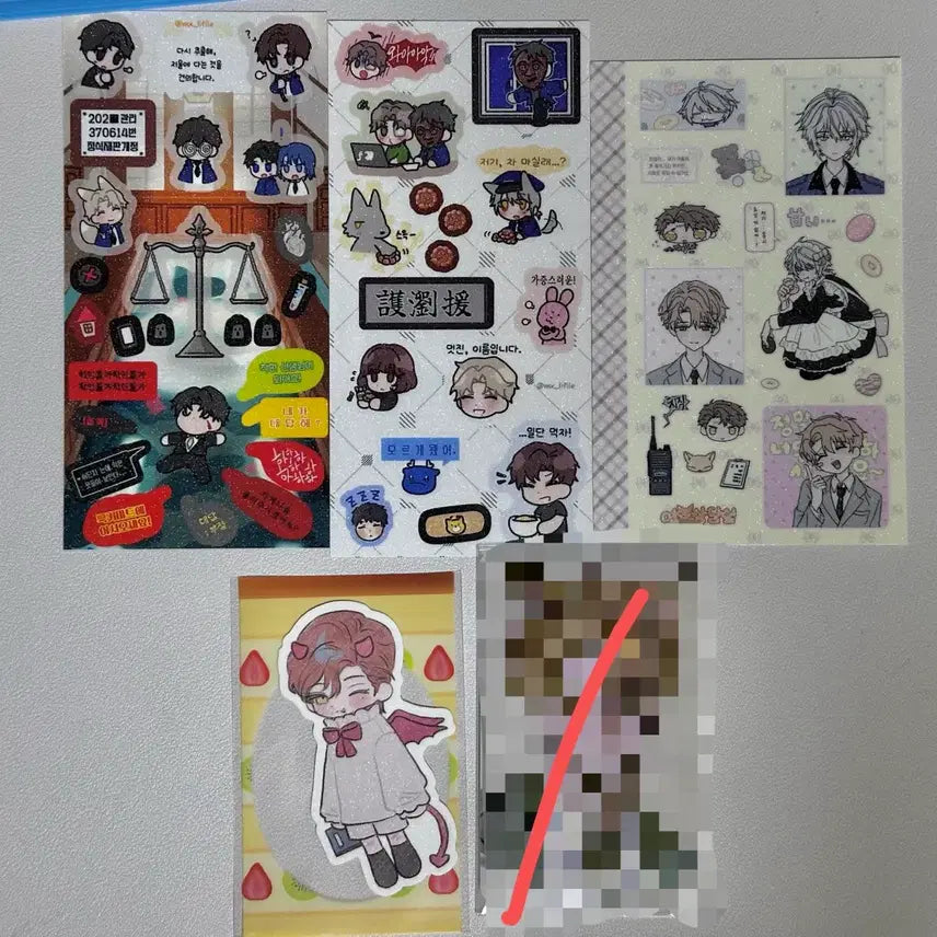 [BUNJANG] Hoyuwon Hoyisa Sticker Bundle Set / 괴담출근 괴출 호유원 호이사 스티커 일괄 판매합니다