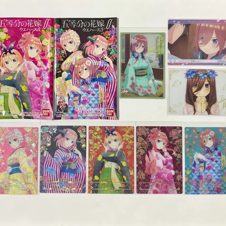 [BUNJANG] The Quintessential Quintuplets Wafer Card Bundle Set / 오등분의신부 웨하스 카드 일괄판매