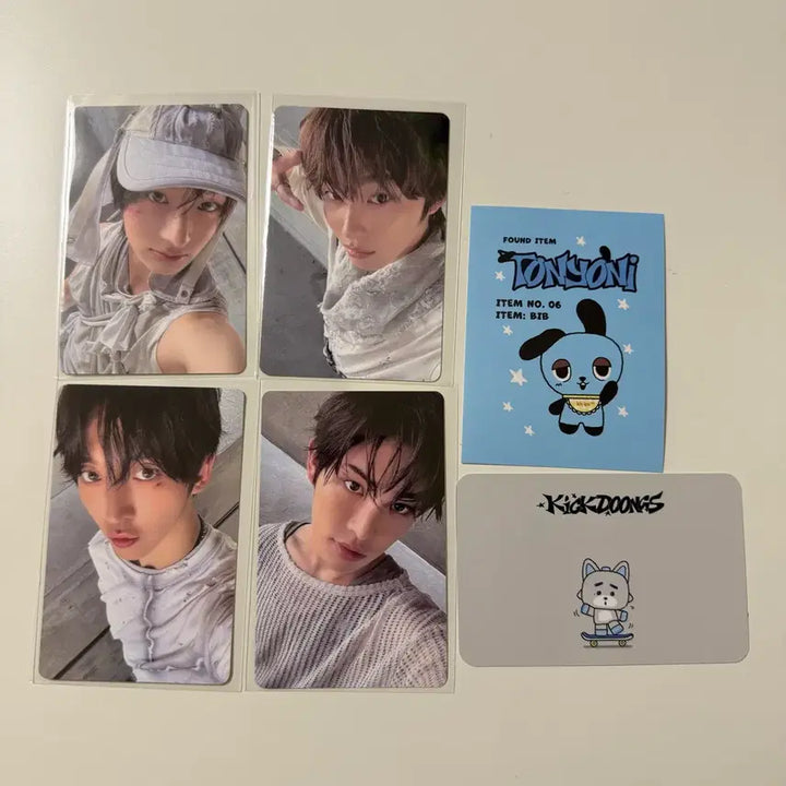 [BUNJANG] Kickflips Kickdungs Popup Bundle Set 4 Photocards / 킥플립 킥둥쓰 팝업 4만 포카 4장 일괄