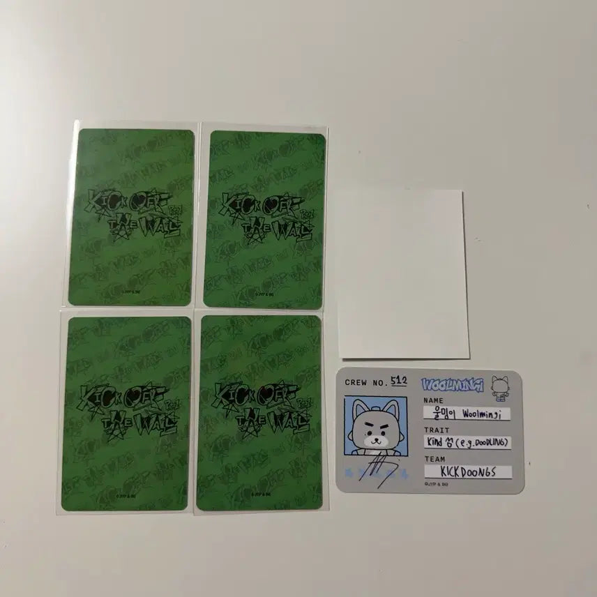[BUNJANG] Kickflips Kickdungs Popup Bundle Set 4 Photocards / 킥플립 킥둥쓰 팝업 4만 포카 4장 일괄