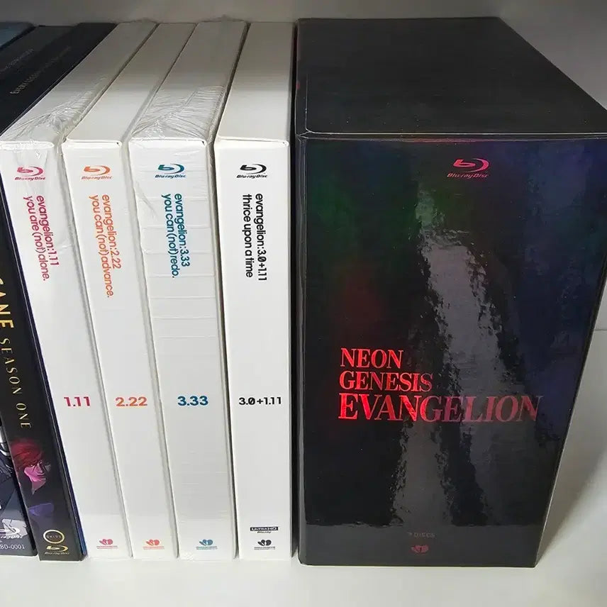 [BUNJANG] Evangelion Blu-ray Steelbook Set / 에반게리온 블루레이 스틸북 4종.TV시리즈