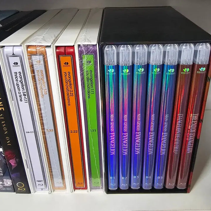 [BUNJANG] Evangelion Blu-ray Steelbook Set / 에반게리온 블루레이 스틸북 4종.TV시리즈