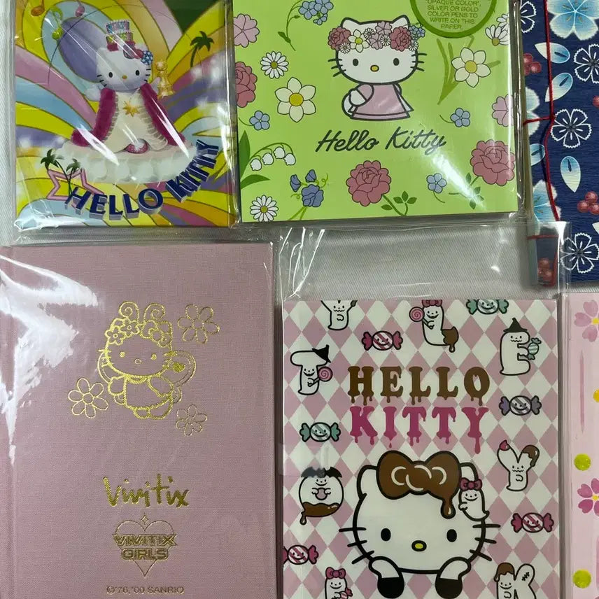 [BUNJANG] Vintage Hello Kitty Bundle Set Memo Pad &amp; Envelopes / 일괄)고전키티메모지/키티메모/편지지//편지봉투