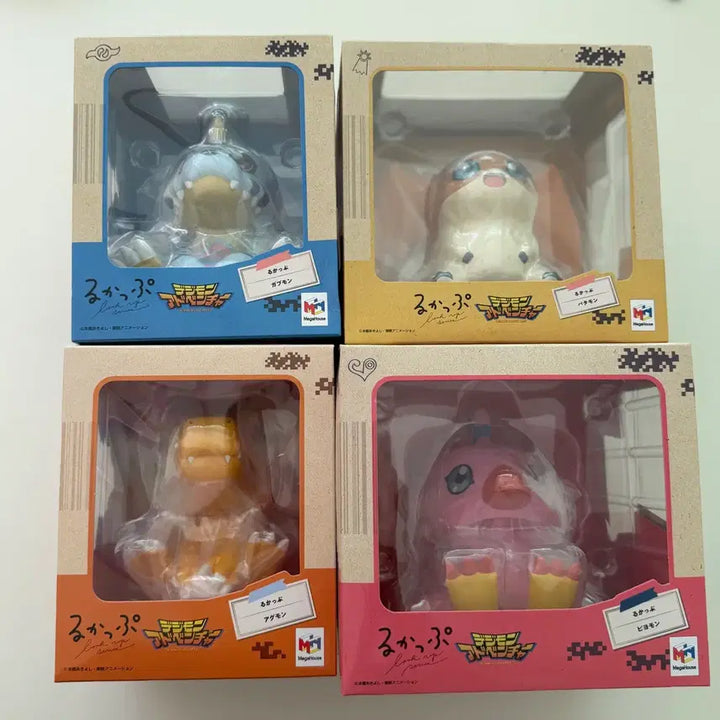 [BUNJANG] Digimon Look-Up Sealed Bundle Set (Gabumon, Agumon, Patamon, Piyomon) / 디지몬 룩업 미개봉(파피몬,아구몬,파닥몬,피요몬) 일괄