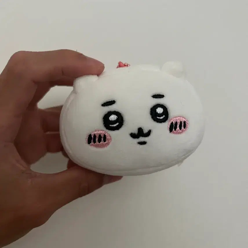 [BUNJANG] Chiikawa Face Plush Keychain / 치이카와 얼굴 인형 키링