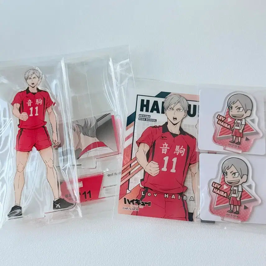 [BUNJANG] Haikyuu!! Nekoma Lev Haiba Bundle Set / 하이큐 네코마 리에프 굿즈 일괄 판매