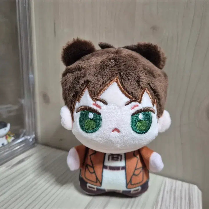 [BUNJANG] Attack on Titan Eren Yeager Bootleg Plush Doll / 진격의거인 진격거 에렌 비공굿 누이 판매