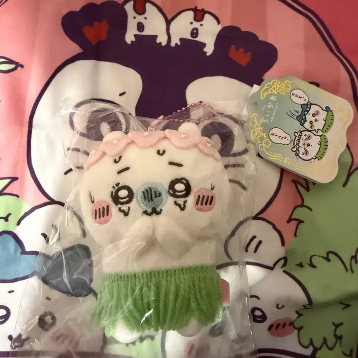 [BUNJANG] Chikawa "Seasick" Mascot Keychain Plush (Official) / 현물/미개봉/용치마정품/바로발송 인어섬 배멀미 치이카와 마스코트 키링 인형 멀미치이