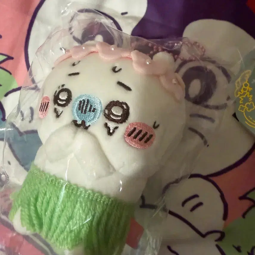 [BUNJANG] Chikawa "Seasick" Mascot Keychain Plush (Official) / 현물/미개봉/용치마정품/바로발송 인어섬 배멀미 치이카와 마스코트 키링 인형 멀미치이