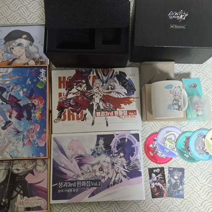 [BUNJANG] Honkai Impact 3rd Goods &amp; Artbook Bundle / 붕괴 3rd 굿즈 및 원화집 팝니다.
