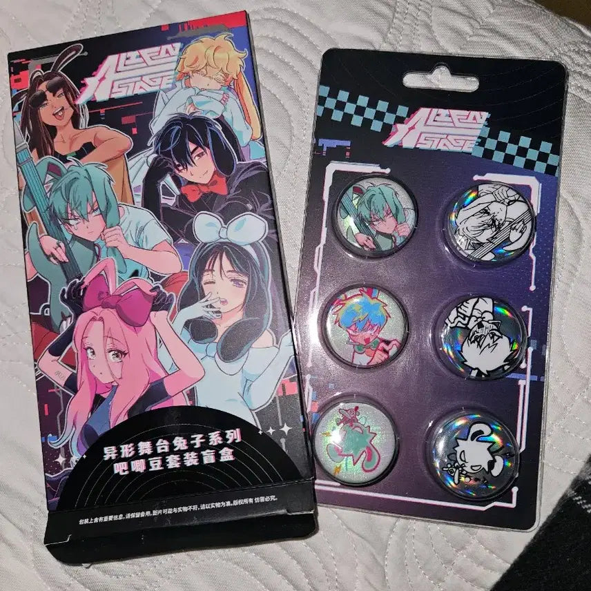 [BUNJANG] Rabbit Series Rabbit Teal Can Badge / 래빗 시리즈 토끼 틸 캔뱃지 팔아요