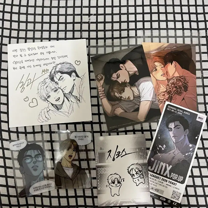 [BUNJANG] Jinx Pop-Up Exclusive Bundle Set / 징크스 팝업 입장 구매 특전 일괄 양도 합니다