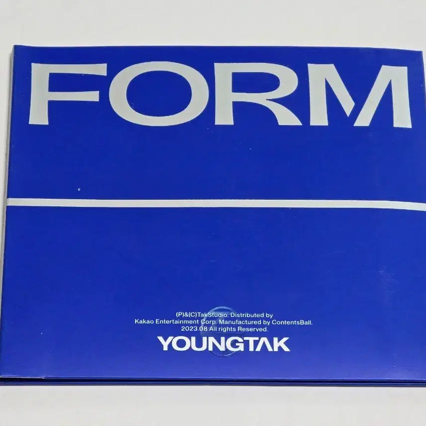 [BUNJANG] Young Tak Official 2nd Album FORM (Blue Version) CD / 영탁 정규 2집 FORM (블루 버전) CD