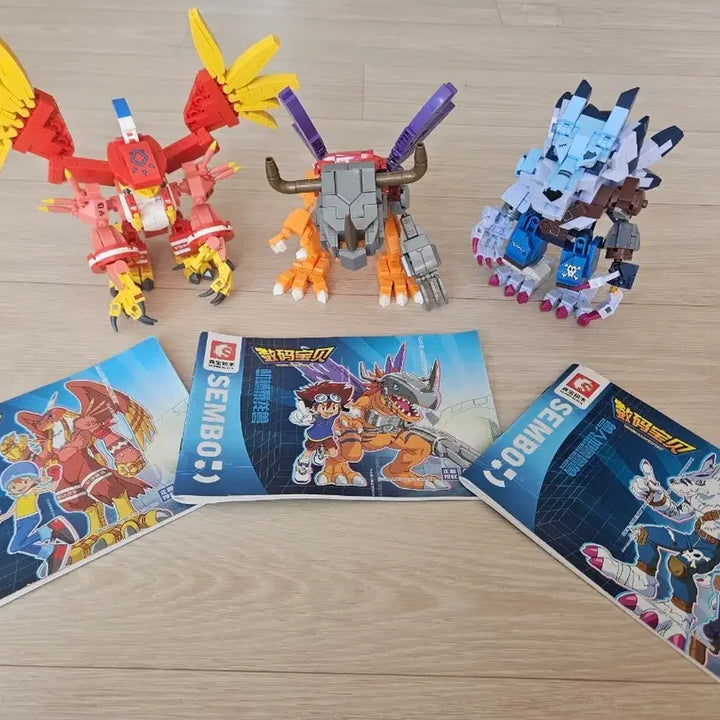 [BUNJANG] Sembo Digimon Lego 3 Set / [택포] sembo 디지몬 레고 3종 팝니다 박스x