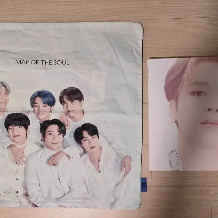 [BUNJANG] BTS Jimin Cushion Cover + Canvas Frame Set / bts 쿠션커버+지민 캔버스액자