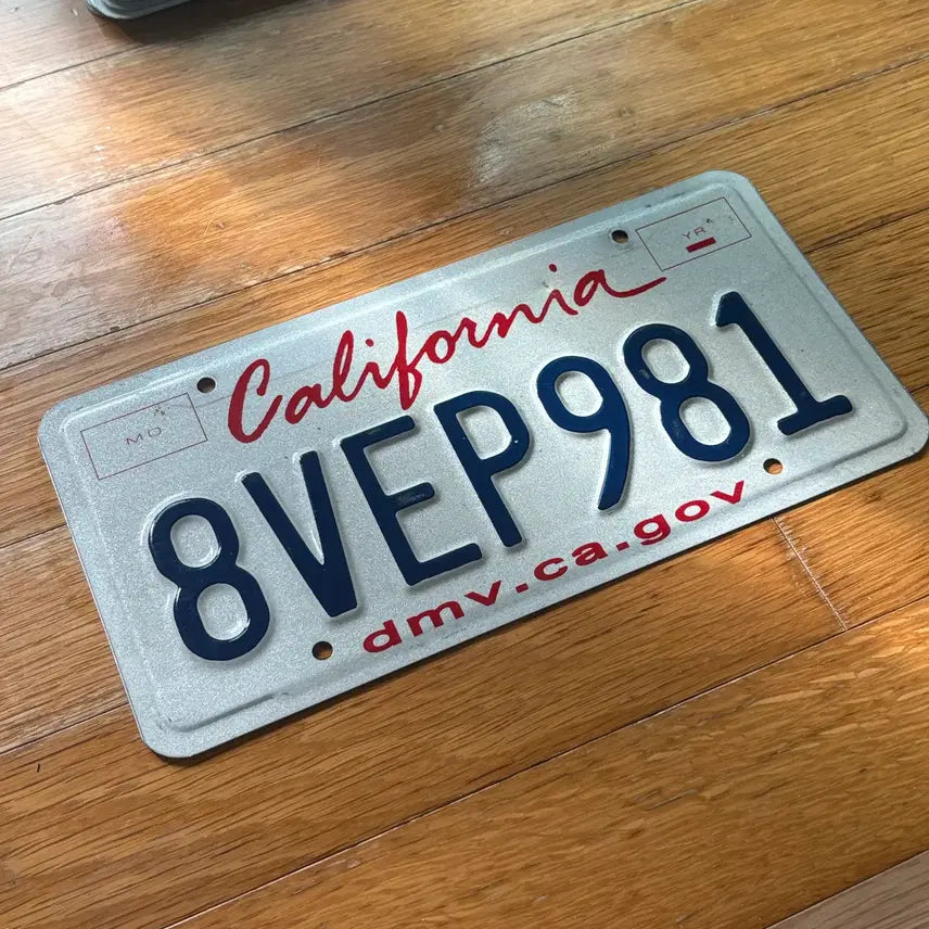 [BUNJANG] California State License Plate / 미국 현지 번호판 캘리포니아주 판매 8VEP981