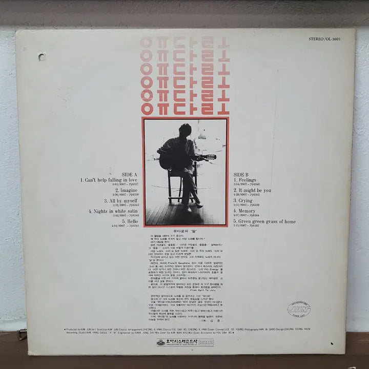 [BUNJANG] Yudaro 1989 LP / 유다로 1989 LP 1989