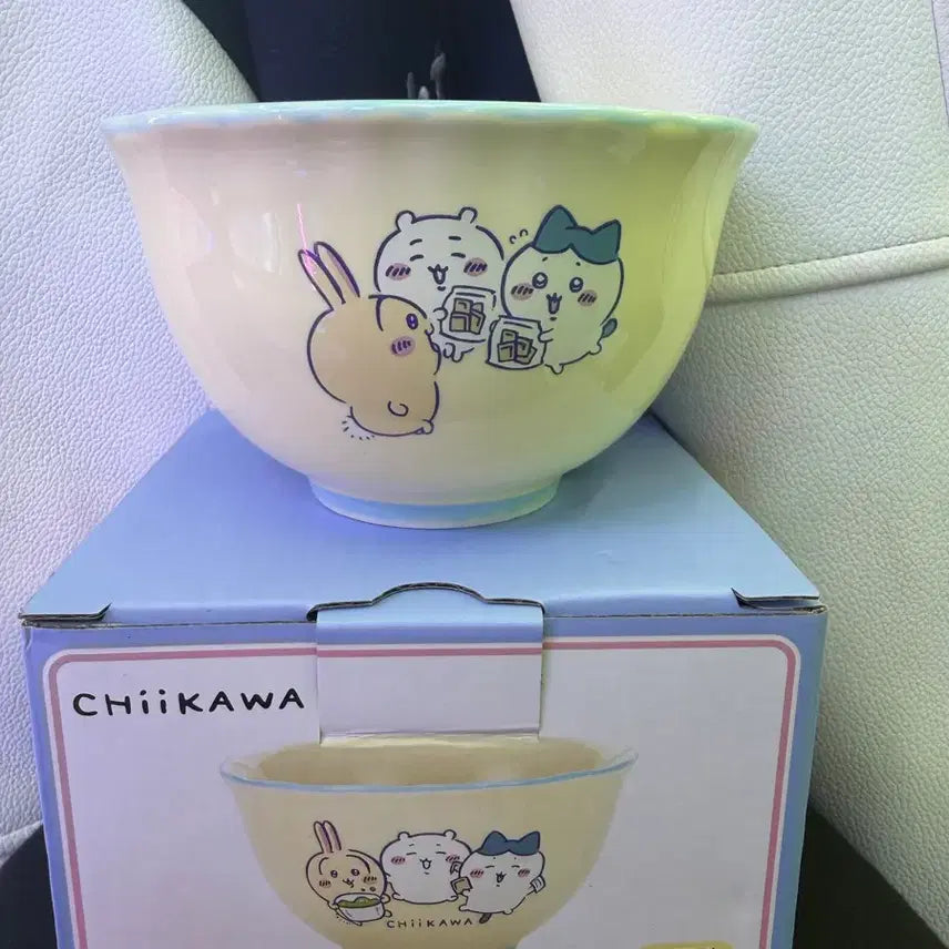 [BUNJANG] Chiikawa Bowl (Hamunege &amp; Nyan) / 미사용))치이카와 볼 햄냥토