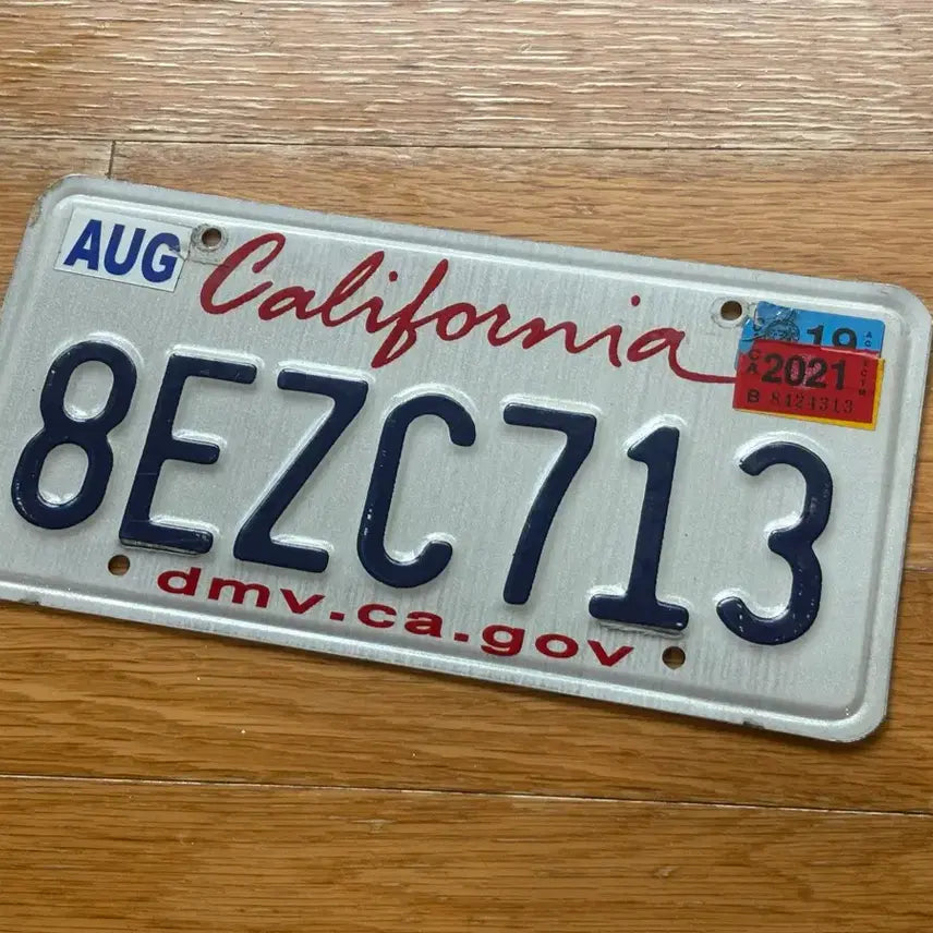 [BUNJANG] California License Plate Bundle / 미국 현지 캘리포니아 번호판 4개사면 1개 드립니다.