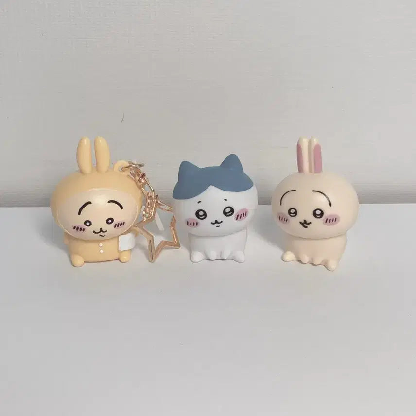 [BUNJANG] Chiikawa Usagi Hachware Secret Keyring Sofubi Figure Bundle Set / 치이카와 먼작귀 우사기 하치와레 시크릿 키링 소프비 피규어 일괄