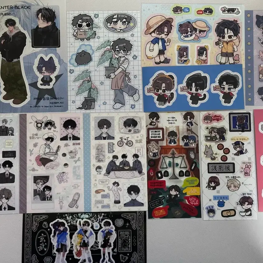 [BUNJANG] Gwe-dam-chul [Ghostly Commute] Sticker Bundle Set / 괴담출근 괴출 스티커 일괄 양도합니다