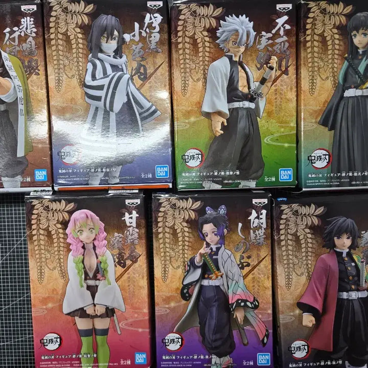[BUNJANG] Demon Slayer Hashira Figure Bundle Set (9 Figures) / (마지막 할인 7만원) (일괄) 귀멸의 칼날 주 피규어 (9개)