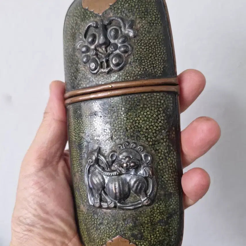 [BUNJANG] Antique Spectacles Case / 골동품